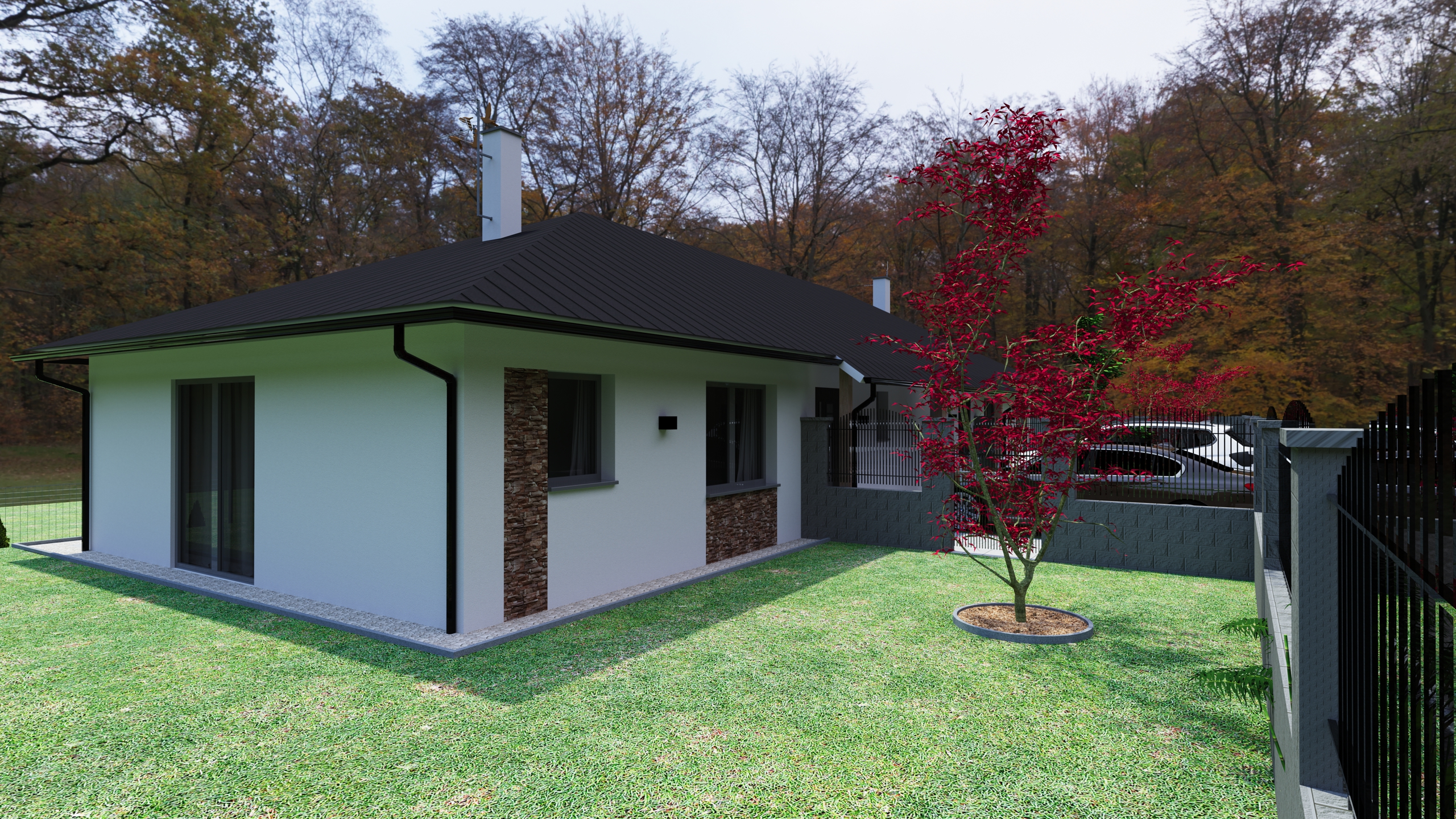 Exteriér rodinného dvojdomu - Slider Image 5