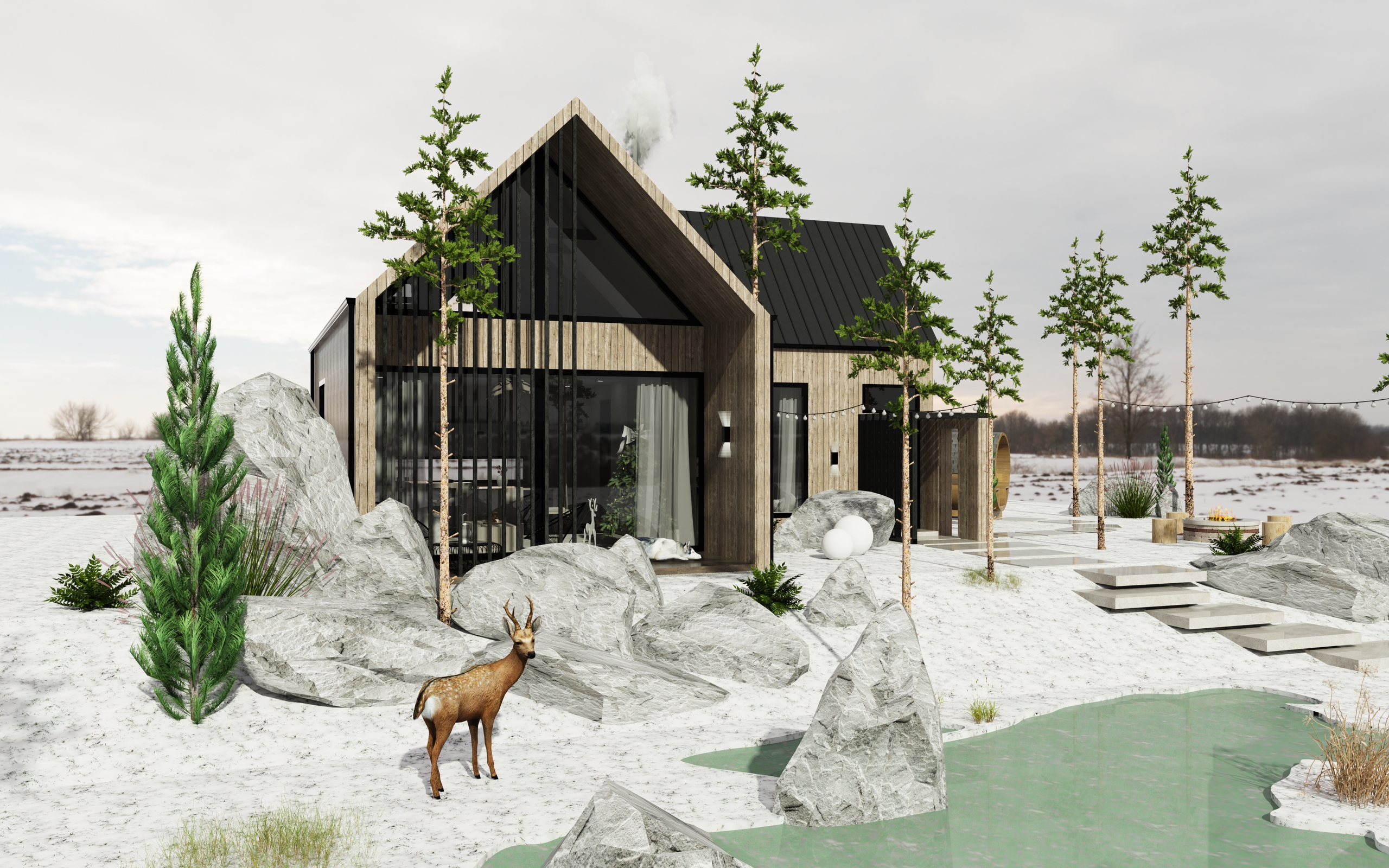 Modern house exterior 1